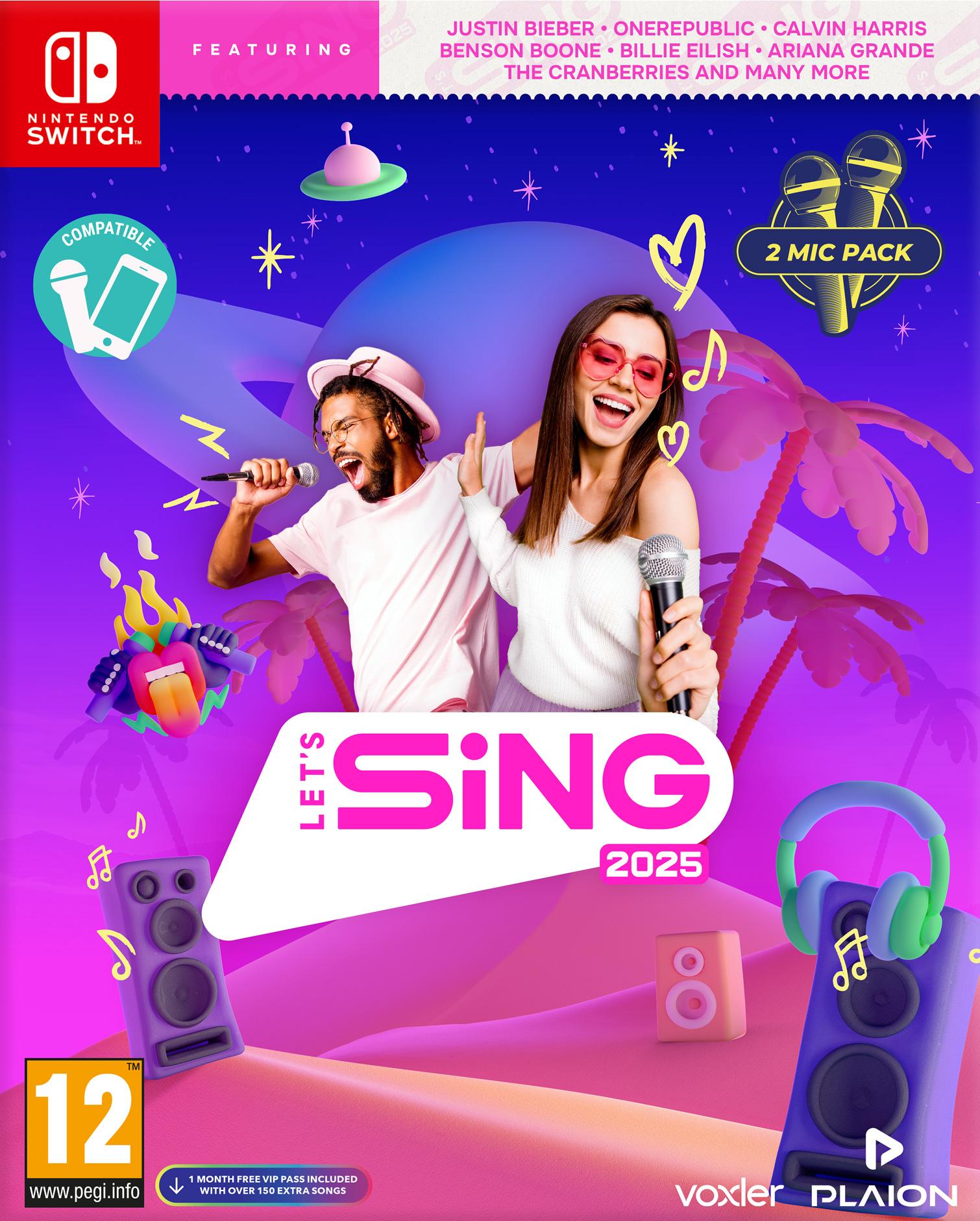 Let's Sing 2025 + 2 mikrofony