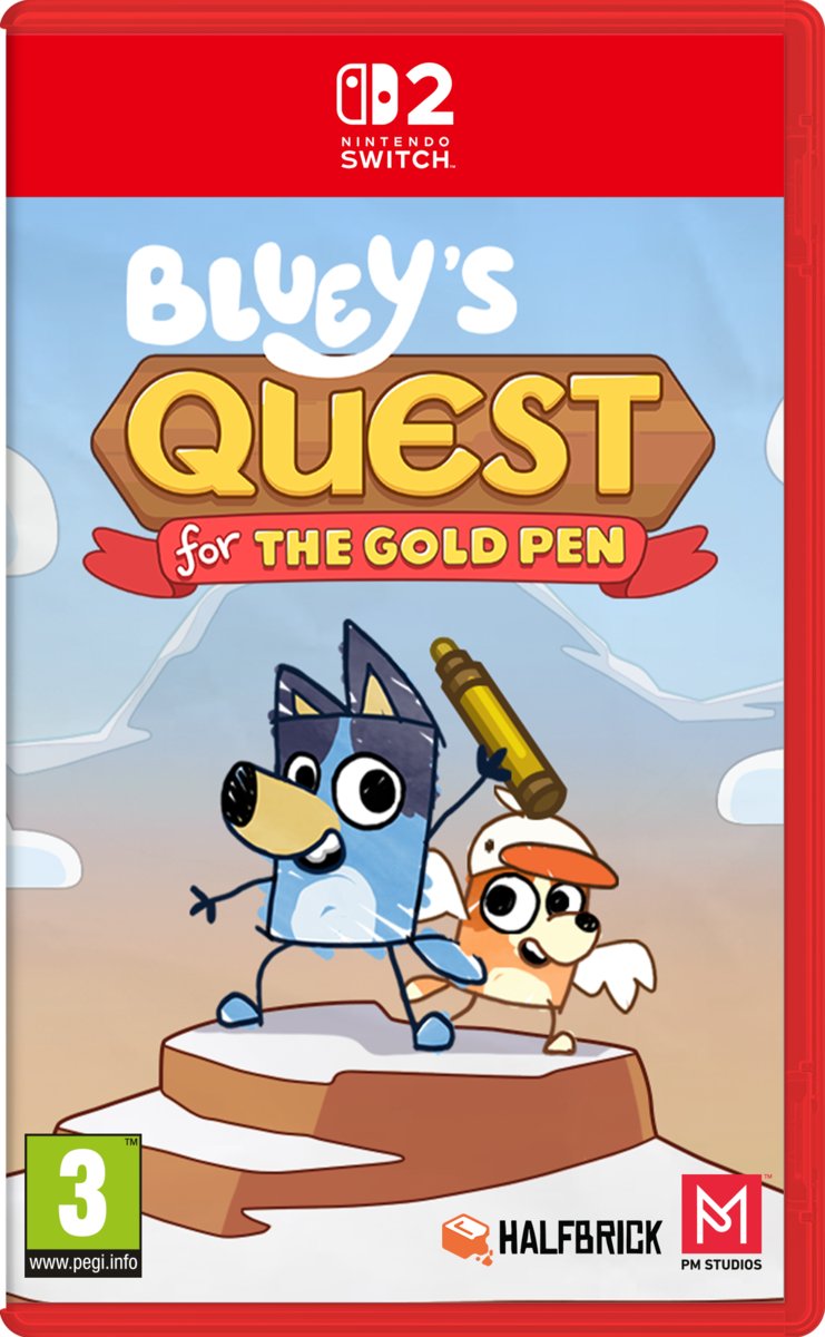 Bluey's Quest For The Gold Pen