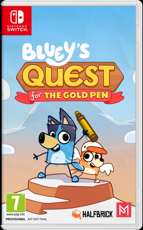 Bluey's Quests for the Gold Pen