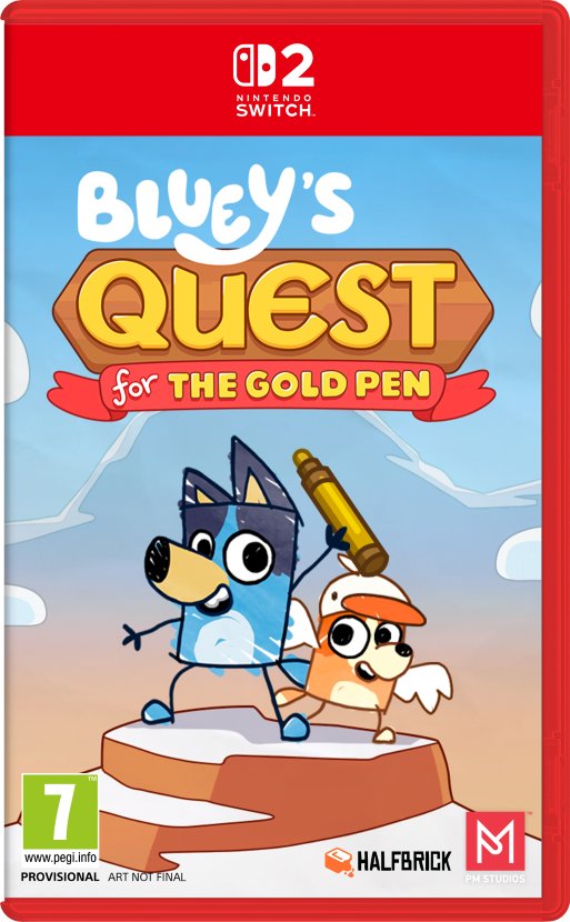 Bluey's Quests for the Gold Pen
