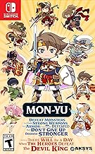 MON-YU: DEFEAT MONSTERS AND GAIN STRONG WEAPONS AND ARMOR. YOU MAY BE DEFEATED, BUT DON’T GIVE UP. BECOME STRONGER. I BELIEVE THERE WILL BE A DAY WHEN THE HEROES DEFEAT THE DEVIL KING