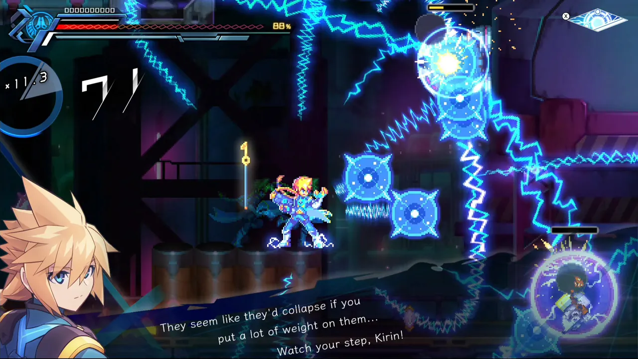 Azure Striker Gunvolt 3 - zrzut ekranu 2