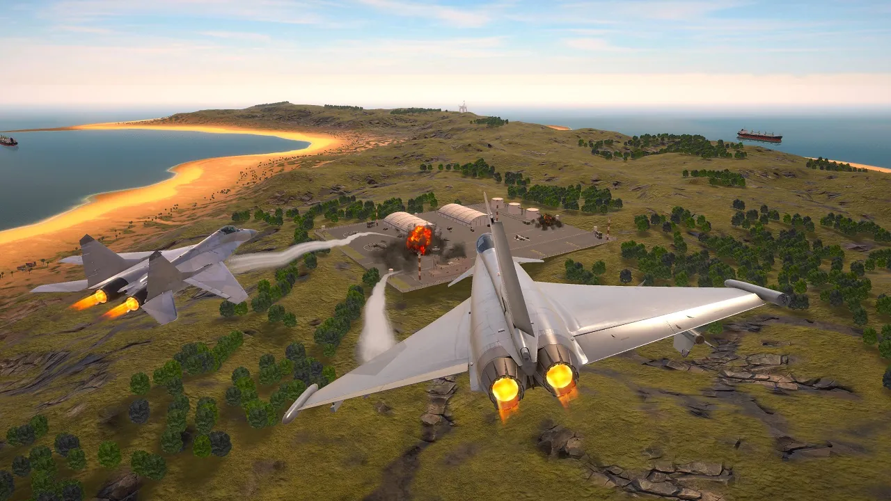 Airplane Flight Simulator : Combat Zone - zrzut ekranu 3