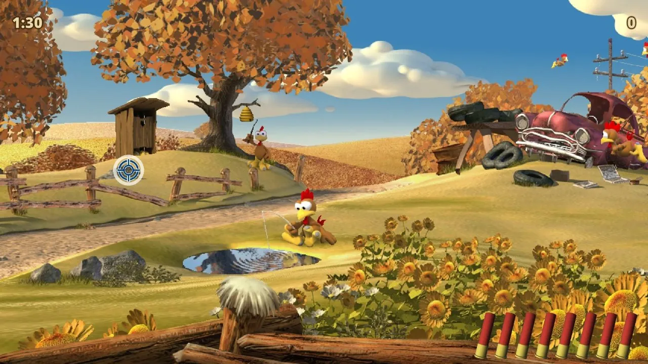 Moorhuhn X - Crazy Chicken X - zrzut ekranu 1