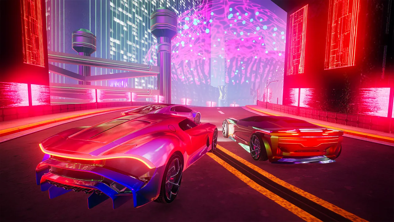 Neon Drifter - Cyber Racing - zrzut ekranu 2