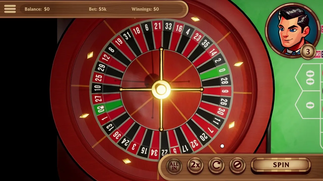 Hot Stakes Casino - American Roulette - zrzut ekranu 1