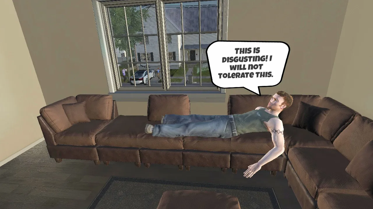 Angry Neighbor Simulator - zrzut ekranu 1