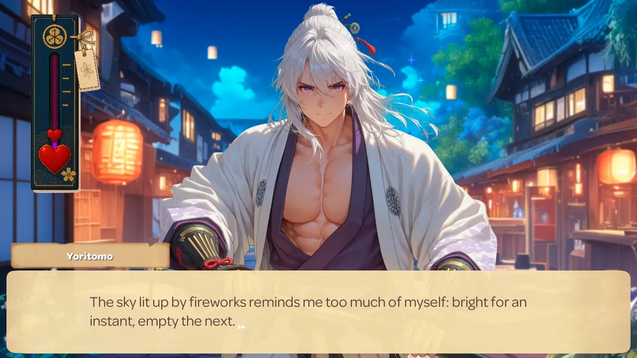 Samurai Shoguns Heart: Romance Among the Cherry Blossoms - zrzut ekranu 1