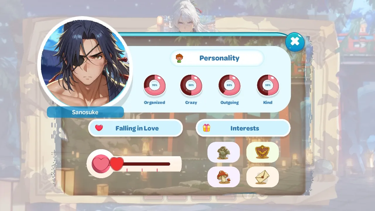 Samurai Shoguns Heart: Romance Among the Cherry Blossoms - zrzut ekranu 4