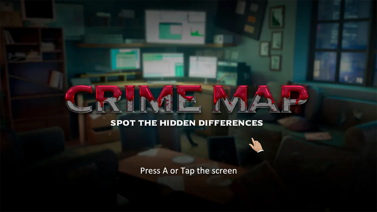Crime Map: Spot the Hidden Differences - zrzut ekranu 1