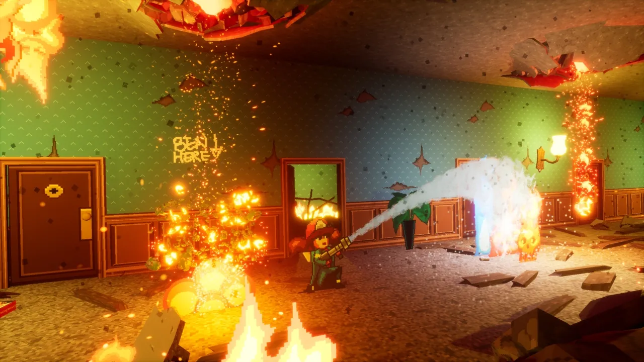 Firegirl: Hack 'n Splash Rescue DX - zrzut ekranu 1