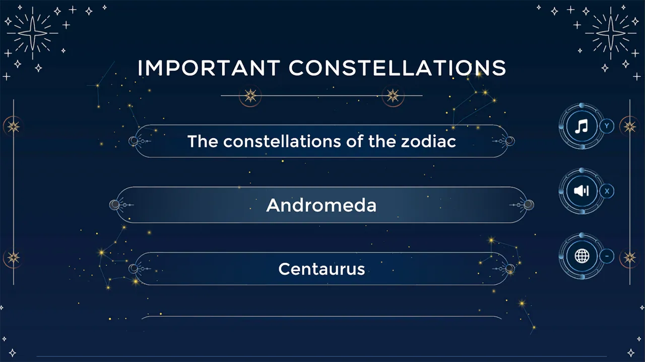 Constellations: discover the universe - zrzut ekranu 2