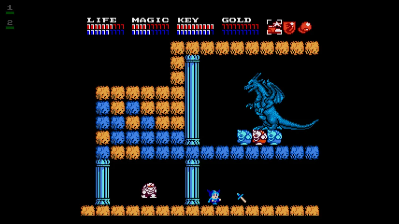 EGGCONSOLE Dragon Slayer IV DRASLEFAMILY MSX2 - zrzut ekranu 4
