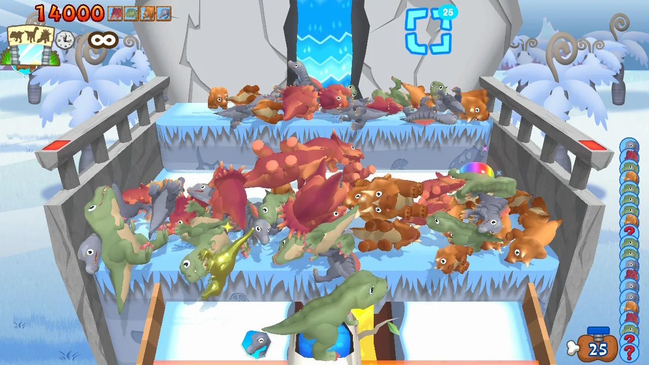 Throw it! Dinosaur Panic - zrzut ekranu 1