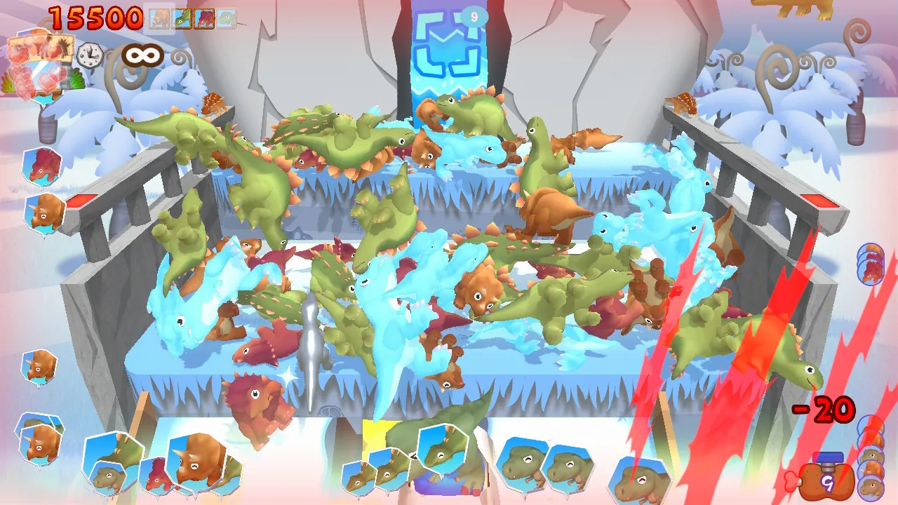 Throw it! Dinosaur Panic - zrzut ekranu 4