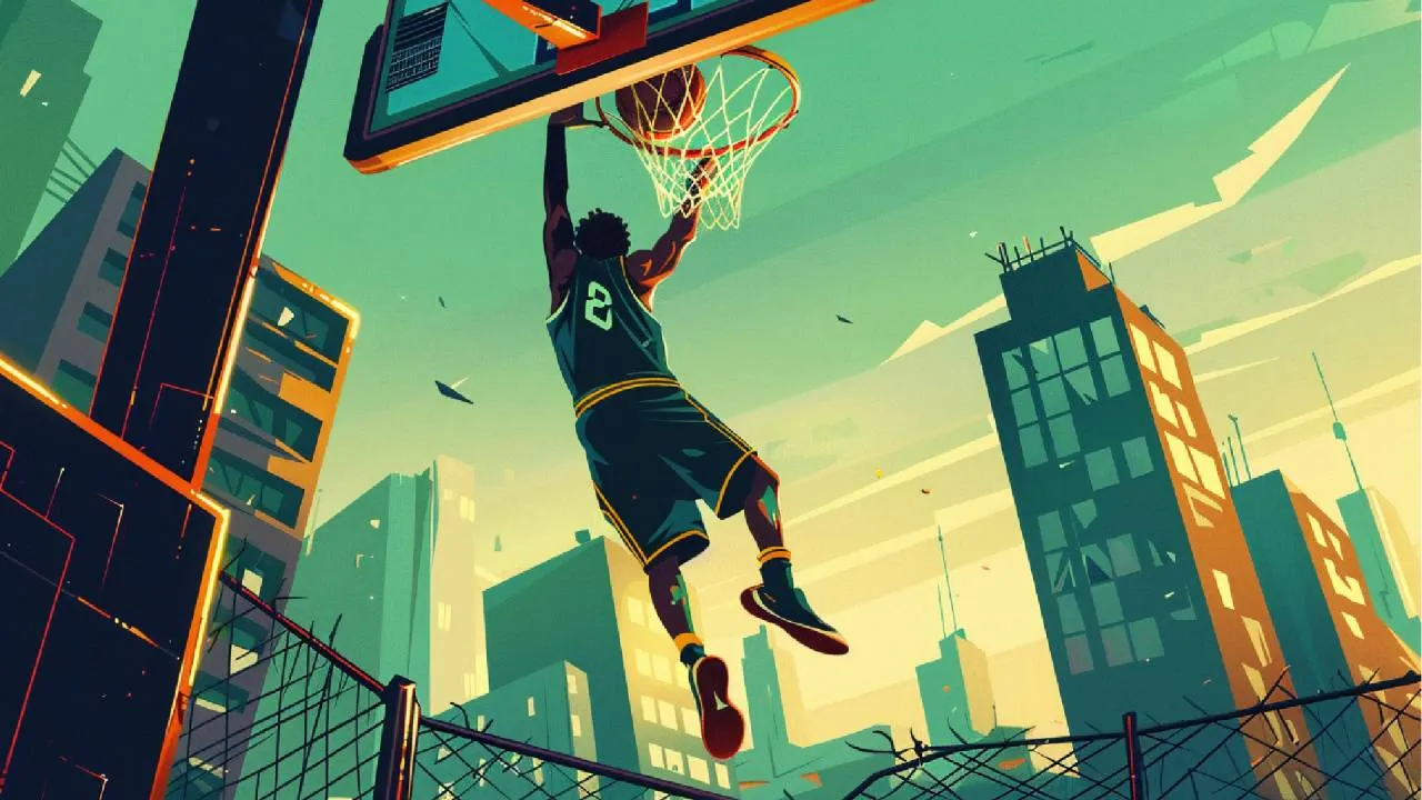 Basketball Slum Dunk 2024 - zrzut ekranu 2